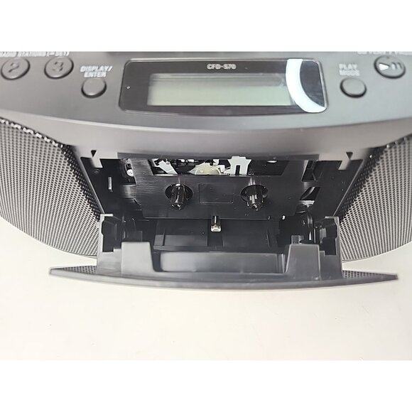 SONY CFD-S70 Stereo CD Player Cassette Recorder AM/FM Radio Boombox Tested Works - Picture 8 of 12